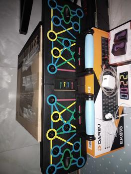 Product Review of Bảng chống đẩy, Dụng cụ hít đất đa năng 12 trong 1, tập ngực, vai tại nhà Jun Sport Xà Đơn from T** N**n 0