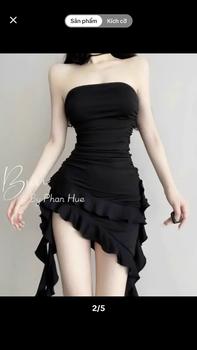 Product Review of váy tiểu thư body cúp tua rua hai  bên  LL Thun Nữ Cup from L**h C**u 0