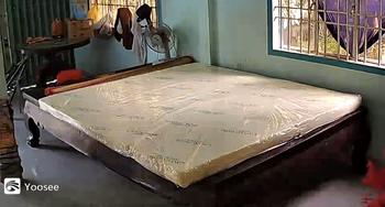 Product Review of Nệm cao su non Thoáng khí 1m8x2m0x10cm.Tặng 2 gối nằm hơi . from V** C** 1