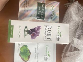 Product Review of Kem Dưỡng Trắng Da Toàn Thân ( Kem Body Lục Giác ) Greenskin Organic - Mỹ Phẩm Hồng Loan from L** t** K** 1**9 0