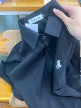 Product Review of Áo sơ mi nữ thiết kế kiểu dài tay thêu hình ngựa TOYOUstyle - áo sơ mi form rộng women top from T**g N**n 0