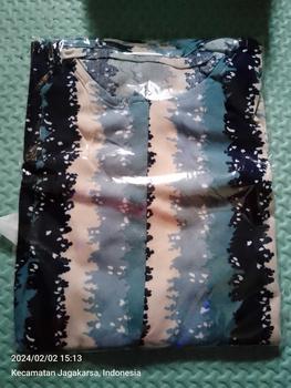 Product Review of DASTER GAMIS BUSUI PB 135 RAYON ADEM MOTIF KEKINIAN Karet Muslim Nyaman Panjang Dress alur from N**h 2
