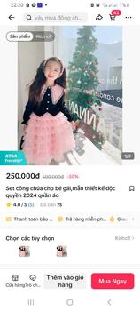 Product Review of Set công chúa cho bé gái,mẫu thiết kế độc quyền 2024 quần áo from T**h Y** 0
