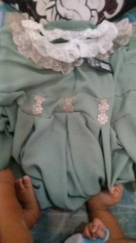 Product Review of Gamis Renda sweet lengan panjang model fashion wanita muslim modem terbaru new arrival model kekinian kombinasi brukat from p**. 0