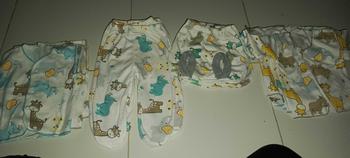 Product Review of 3PCS Baju Bayi Lengan kutung + Celana Pop Bayi Baru Lahir Baju Stelan Warna Gift Bayi Parsel from A**n 0