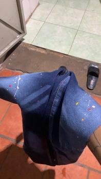 Product Review of Quần jean nam xanh dài thêu lá phông đỏ bản 4 cúc Pants Menswear Có Túi from v** đ** 2** 0