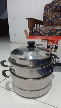 Product Review of Panci Dobel Layer/ Panci Kukus Panci Rebus Goreng/Panci 3 in1 from S** w**7 1