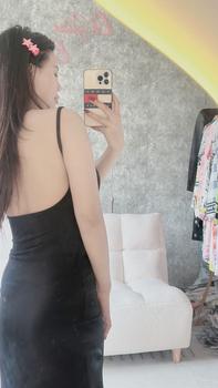 Product Review of D08 - ĐẦM 2S ĐUÔI CÁ THUN LỤA Nữ Dress from B** G**u 1