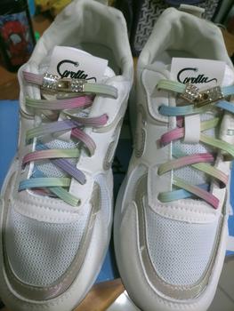 Product Review of COROLLA  White Casual Sneakers - Stylish Korean Rubber Shoes for Women from y** 2