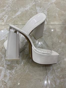 Product Review of (lùi size chân gầy)Dép Guốc nữ 12p -cao gót mũi vuông quay ngang trong mềm đúp trước 3cm. from C**h 1