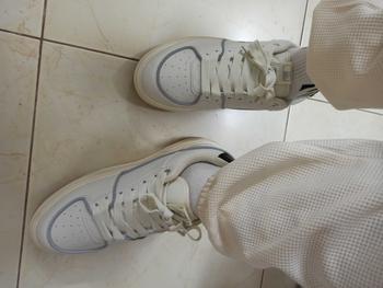 Product Review of [Full Box Hidentag] Giày chunky liner màu trắng đế gum phản quang , giày thể thao nam nữ NY đế cao tôn dáng Sneaker Leather from H**g S**4 1