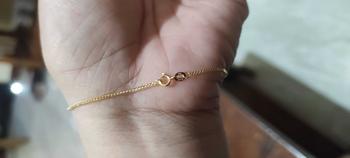 Product Review of 18K Cadena Dainty Bracelet from |**| 2