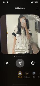Product Review of M101 NHỌ PYJAMAS Bộ mặc nhà tiểu thư dài tay , có phối ren , hoạ tiết NƠ ĐEN chất lụa tơ tằm  . Ảnh tự chụp ( nền trắng kem mang bra cùng màu ) from H**𐙚 0