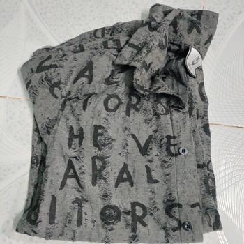 Product Review of Áo sơ mi cộc tay cotton wat họa tiết chữ cái  AT- 76 a( Quân còi 1988 ) Menswear Nam Cổ Tròn from N**n T**c 0