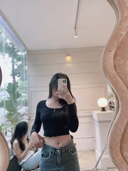 Product Review of Chân váy jean dài dáng xuông eo cao tua rua tôn dáng DENIG from u**6 3