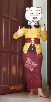 Product Review of SIMONA KEBAYA Setelan kebaya 100rb kebaya bali jadi strait zofya (katalog 3) batik dress Baju Kain from L**a 0