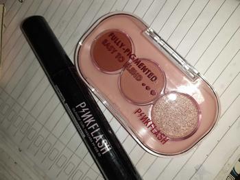 Product Review of (BUNDLE) PINKFLASH Eye Makeup Set 3 Shades Eyeshadow Palette Maskara Eye Makeup Set from g**y 0