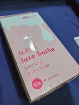 Product Review of RYXSKIN Tokyo Luxe Bathe Milky Bar Soap Moisturizing Brigjtening Whitening from J**p 1