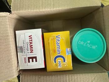 Product Review of [COMBO1] LACIR GLUTATHIONE PLUS -TẶNG 3 MIẾNG MẶT NẠ THUỶ TÍNH DR.LACIR   hỗ trợ trắng da, mờ nám, đẹp da cho người u, nang from D**g T**o 0