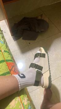 Product Review of Giày Sandal Nữ Quai Ngang Đế Êm Chống Trơn, Dây Dù, Màu Xanh Rêu Size 36-40 - Sandani Quai Hậu depnuhottrend 2025 DéP Shoes from H**g 0