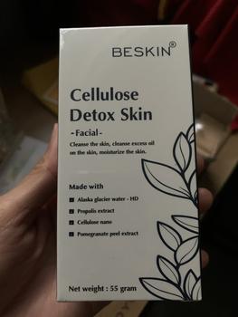 Product Review of TẨY TẾ BÀO CHẾT CƠ HỌC CHO DA MẶT "CELLULOSE DETOX SKIN" - Thương Hiệu: Beskin - Trọng Lượng: 25g, 55g Nữ Skincare Women Cho Bé Làm Đẹp Da Tea from m**n 1
