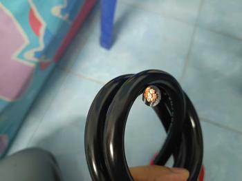 Product Review of สายแบตทองแดงแท้คุณภาพดี สำหรับงานไฟฟ้า มีให้เลือกหลายขนาดเบอร์ 6/8/10/12 SQ.MM.กดเลือกจำนวนต่อเมตรได้เลย!! from a**n 0
