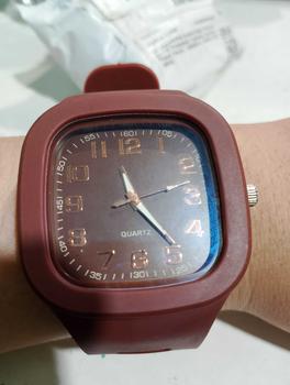 Product Review of Ins Fashion Square Women Watches Unisex Silicone Band Sports Watch from n**l s**p 1