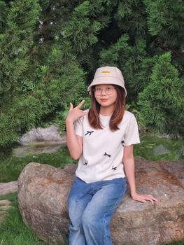 Product Review of Áo thun nữ baby tee đính nơ sang chảnh hottrend 2024 new best seller vải thun tăm co dãn bốn chiều dày dặn. Top from H**e 1