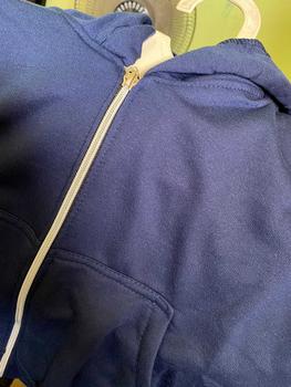 Product Review of OBLO Hoodie Crop Wanita Fllece All Size Fit Fleece Tebal Zipper from u**l 0