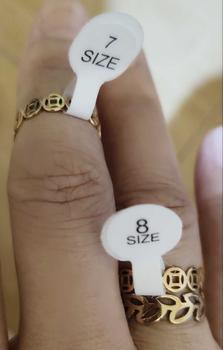 Product Review of A&K Rings  LUCKY Charm rings Money Catcher Coin Stainless Charm ring for women hypoallergenic from A**s 0