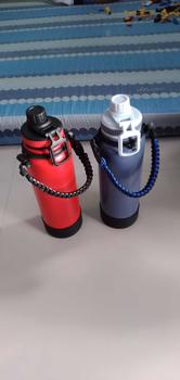 Product Review of Multicolor Durable Carrier Colorful Water Bottle Strap Paracord Handle With Buckle For Wide Mouth Thermos Bottle Accessories from d**p 0