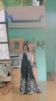 Product Review of BAJU TENUN COUPLE TENUN RUBY DRESS KEMEJA TENUN PRIA Pasangan BAJU KONDANGAN TENUN COUPLE CATALINATENUN Kombinasi Satin from P**A 0