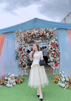 Product Review of Giày cao gót đẹp 8p, giày nữ quai hậu mũi nhọn khoá hoa da nỉ nhung siêu bền đẹp DéP Shoes from L** M** 2
