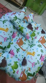 Product Review of SOFA BAYI/SOFA BAYI MURAH/TEMPAT TIDUR BAYI alas empuk newborn  bantal from a**a 1