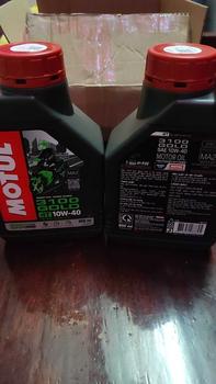Product Review of 2 chai dầu nhớt Motul 3100 gold 800 mL mẫu mới tem mới giá sỉ cho các tiệm sửa xe from c**h 1