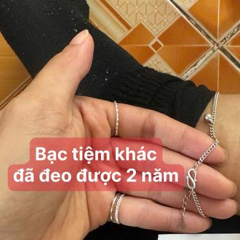 Product Review of [BH TRỌN ĐỜI] Lắc Tay BẠC 925 HANADA Cỏ Bốn Lá May Mắn Đá Mã Não Đeo 2 Mặt Đính Viền Đá 1862 I13 from C** B** T**🧋 1