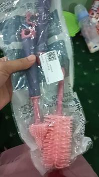 Product Review of Sikat Botol Susu Bayi / Pembersih Botol Susu 3in1 Blue Bottle Brush  Pink from y**9 0