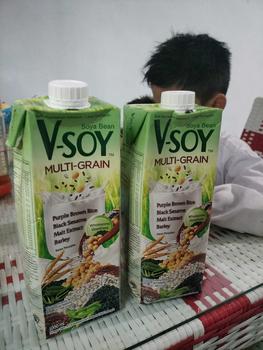 Product Review of Vsoy Multigrain 1 Liter / Vsoy MultiGrain Susu Kedelai from R**5 0