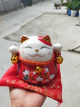 Product Review of 【Hot】 Hũ Tiết Kiệm Mèo Kèm Thảm Decor Decor Phòng Ống Heo Đựng Tiền Ống Tiết Kiệm from T**i H**g 0