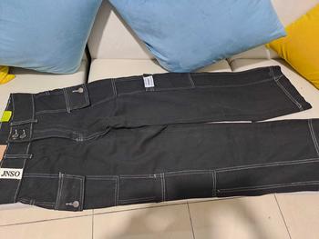 Product Review of HANDS UP - JINISO Cargo Baggy Celana Jeans Wanita Highwaist from I** Y**i 😸** 2