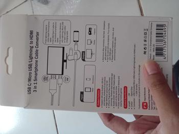 Product Review of Kabel HDMI ke Type C USB/Micro/Lightning Converter 3in1 2 Meter Bisa Semua HP PX MHA-130 from w**s y**r n**e 2