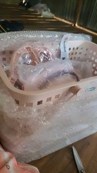 Product Review of Combo 3 món Làn đi sinh+ móc tròn+ chậu rửa mặt gấp gọn thương hiệu ABC Giỏ Rổ (MS:2605) from ú** l** 0