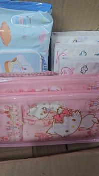 Product Review of ทิชชู่เปียก แบบพกพา  Sanrio 1 แพ็คเกจ มี 3 ซอง Sweety wet wipes มีของพร้อมส่ง from ม**ว 0