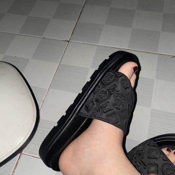 Product Review of Dép Dán Quai Vải Phong Cách Thời Trang DéP GiàY DéP GiàY Nữ Sandal Nữ Sandal Shoes Jean dép  cross from K**n 0