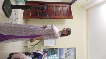 Product Review of Áo dài hoa nhí tím lụa Nhật in 6D _ Mã P64 from Q**h B** ** 2