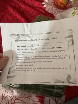 Product Review of [ Chỉ ship M.Bắc +M.Trung ] 50 cái Nem chua truyền thống loại vừa đầy đủ đinh lăng tỏi ớt Cay from T**ỷ N**n 2