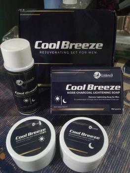 Product Review of COOL BREEZE REJUVENATING 4 in 1 set for Men( 1 Facial Toner, 1 sunblock cream,1 night cream and 1 Kojie Charcoal soap 150grams) Gel Skincare Day Cream Lightening Skin Repair Nourish Comfort Hydrating from ❤**️ 0