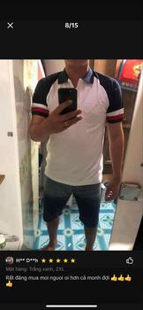 Product Review of Áo Thun Polo Nam Cổ Bẻ Basic Thêu Nổi Phối Viền Tay Vải Cá Xấu CVC Kháng Khuẩn Chống Nhăn Menswear Top Có Cổ Ngắn Tay mã 0668 from C** D**m M** N** 1
