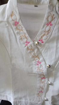 Product Review of เสื้อผ้าพื้นเมือง#ผ้าฝ้ายชินมัย#แบบปีนโค้ง คอกลม ผู้หญิง Clothing from A**g 0