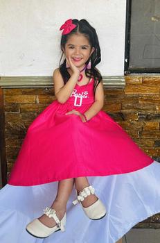 Product Review of JJAS BARBIEEE KIDS DRESS FIT 3 TO 4 and 5 to 6 YEAR OLD SPECIAL FABRIC from C**4 0